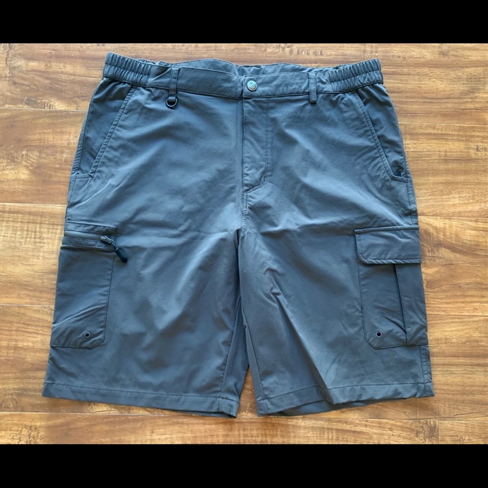 OUTDOOR SPORTS Mens Gray 5 Pocket Style Lightweight Shorts Bottom Sz 36